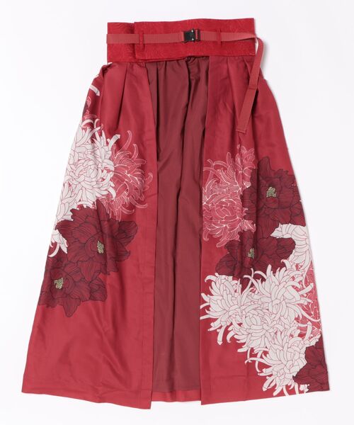 カヤ（カヤ）の「【カヤ】壮麗 重ね着用スカート（スカート・レディース・スミクロ/ネイビー/レッド・FREE）」の11枚目の写真