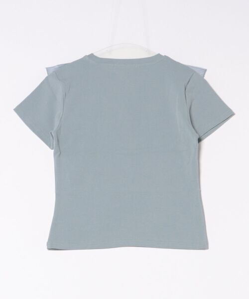 REDYAZEL(レディアゼル)の「ラッフルプリーツTシャツ(Tシャツ/カットソー・レディース・サックスブルー/オフホワイト/ネイビー・FREE)」の19枚目の写真