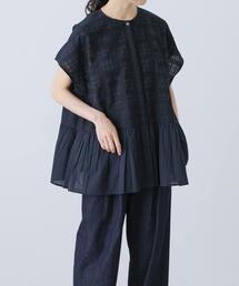 かぐれ | フロント刺繍フレンチブラウス(シャツ/ブラウス)