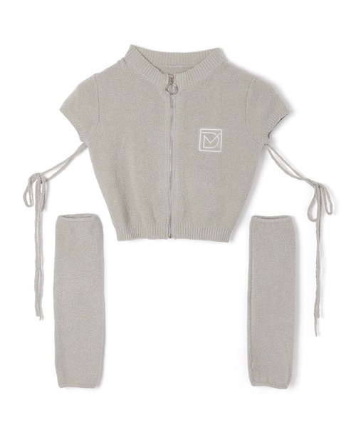 M DOLLY(エムドリー)の「*M DOLLY original* zip pile knit set up/ジップパイルニットセットアップ(セットアップ・レディース・グレー/ピンク・FREE)」の18枚目の写真