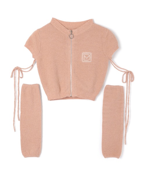 M DOLLY(エムドリー)の「*M DOLLY original* zip pile knit set up/ジップパイルニットセットアップ(セットアップ・レディース・グレー/ピンク・FREE)」の20枚目の写真