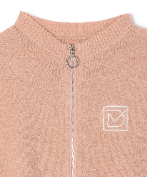 M DOLLY(エムドリー)の「*M DOLLY original* zip pile knit set up/ジップパイルニットセットアップ(セットアップ・レディース・グレー/ピンク・FREE)」の6枚目の写真