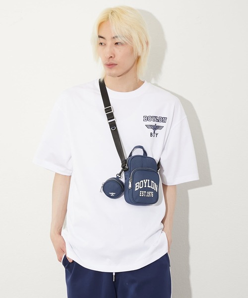 【BOY LONDON】COLLEGE POCKET SHOULDER BAG