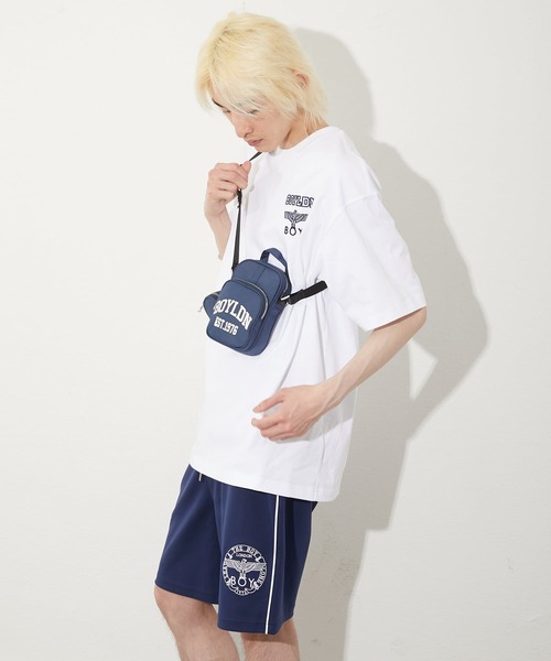 【BOY LONDON】COLLEGE POCKET SHOULDER BAG