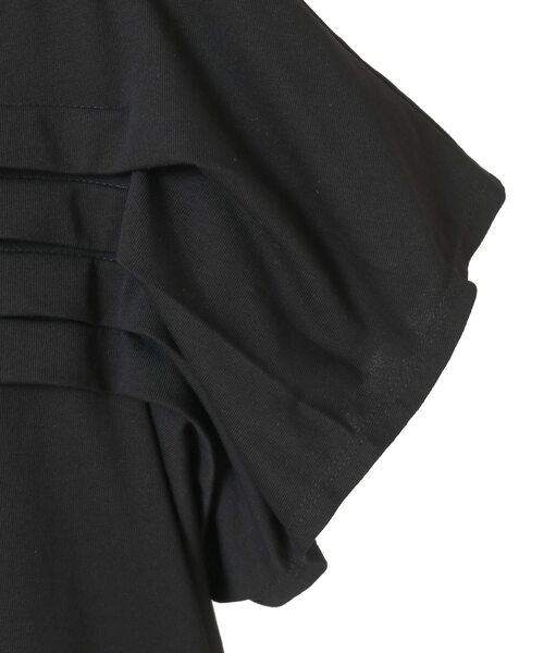 LOGEMENT DE CLAIRE(ロジュモンドクレール)の「【LOURMARIN】ボートネックタックプルオーバー(Tシャツ/カットソー・レディース・イエロー/ホワイト/ブラック・FREE)」の5枚目の写真