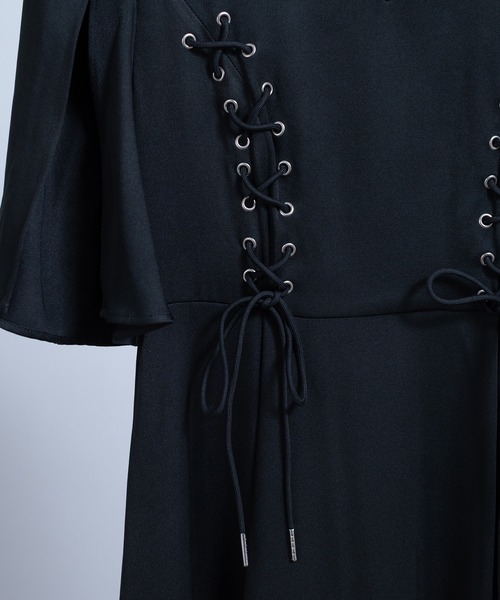 レースアップワンピース（ワンピース）｜Ellno de Mavie