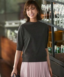 ミッソーニ MISSONI タートルネック 柄編み ニット セーター 薄手 44 ブラック系 レディース MISSONI - タートルネック 柄編み ニット セーター 薄手 44