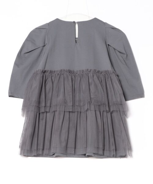 Audie a Muses(オーディアミューズ)の「ティアードチュールカットソー(Tシャツ/カットソー・レディース・オフホワイト/グレー・38/42)」の3枚目の写真