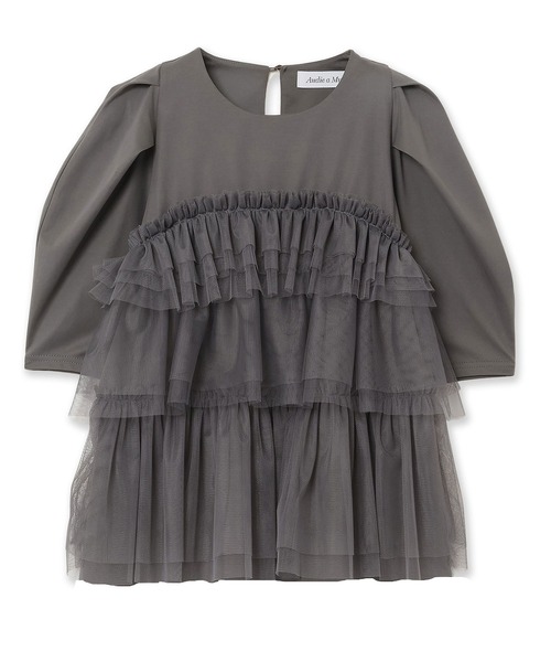 Audie a Muses(オーディアミューズ)の「ティアードチュールカットソー(Tシャツ/カットソー・レディース・オフホワイト/グレー・38/42)」の7枚目の写真