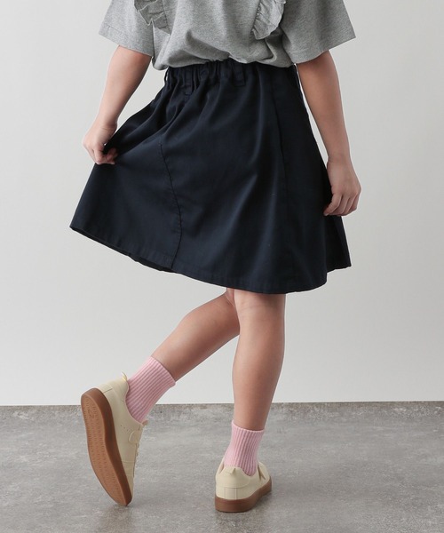 FOUND GOOD（ファウンドグッド）の「G/フトプリーツスカート（スカート・キッズ・ブラウン系5/ネイビー/ブルー系5・120cm/130cm/140cm/150cm）」の12枚目の写真
