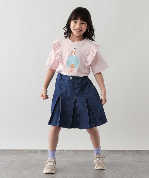 FOUND GOOD（ファウンドグッド）の「G/フトプリーツスカート（スカート・キッズ・ブラウン系5/ネイビー/ブルー系5・120cm/130cm/140cm/150cm）」の13枚目の写真