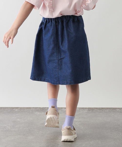 FOUND GOOD（ファウンドグッド）の「G/フトプリーツスカート（スカート・キッズ・ブラウン系5/ネイビー/ブルー系5・120cm/130cm/140cm/150cm）」の16枚目の写真