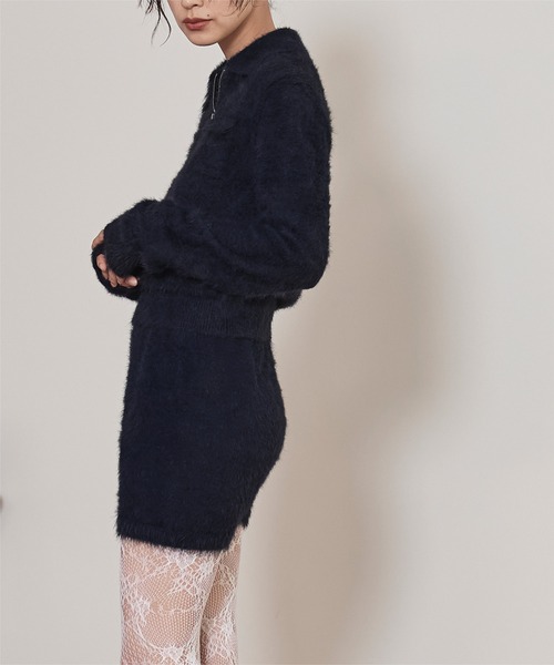 miette(ミエット)の「シャギーニットショートパンツ(その他パンツ・レディース・ネイビー/ブラック/ブラウン・S/M)」の10枚目の写真