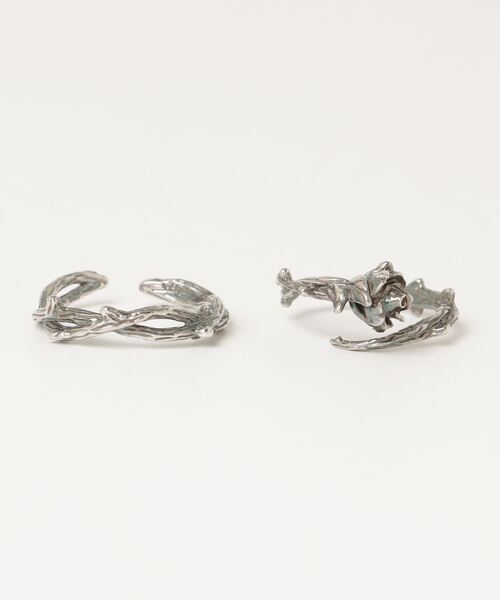 gunda(ガンダ)の「gunda/ガンダ/ROSE RING/Pair/Free(リング・レディース・シルバー・F)」の1枚目の写真