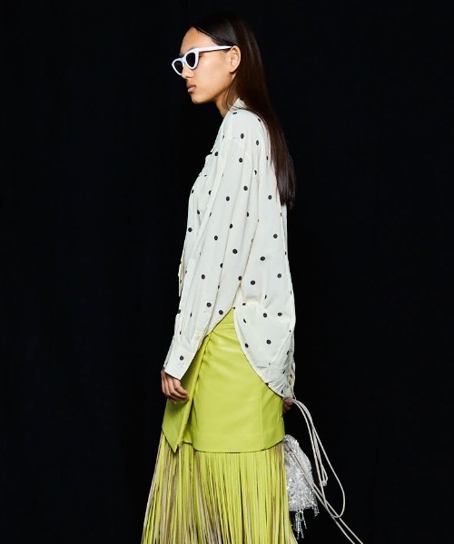 Chain Tie Shirt/チェーンネクタイシャツ（シャツ/ブラウス）｜MAISON