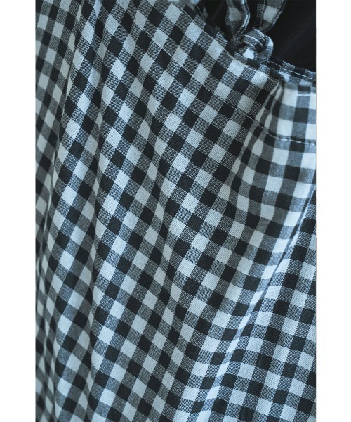 marjour(マージュール)の「GINGHAM CHECK MY BAG(トートバッグ・レディース・レッド/ブラック・FREE)」の10枚目の写真