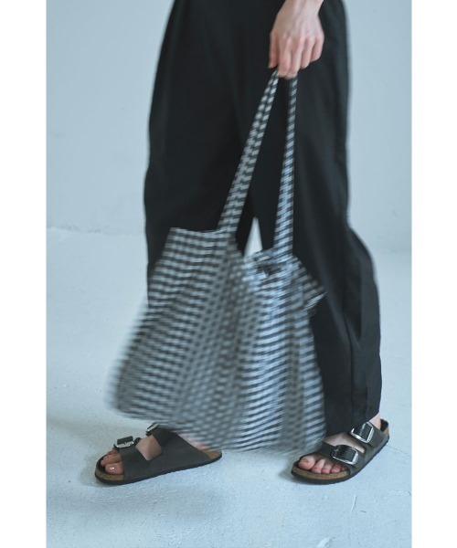 marjour(マージュール)の「GINGHAM CHECK MY BAG(トートバッグ・レディース・レッド/ブラック・FREE)」の13枚目の写真