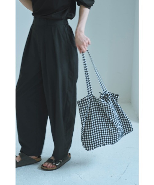 marjour(マージュール)の「GINGHAM CHECK MY BAG(トートバッグ・レディース・レッド/ブラック・FREE)」の14枚目の写真
