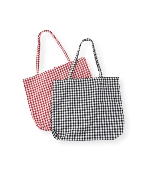 marjour(マージュール)の「GINGHAM CHECK MY BAG(トートバッグ・レディース・レッド/ブラック・FREE)」の19枚目の写真