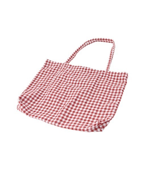 marjour(マージュール)の「GINGHAM CHECK MY BAG(トートバッグ・レディース・レッド/ブラック・FREE)」の22枚目の写真