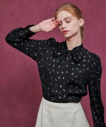 ルルウィルビー　ボウタイブラウス　ブラック　2024年商品 ルルウィルビー ボウタイブラウス ブラック 2024年商品 - メルカリ