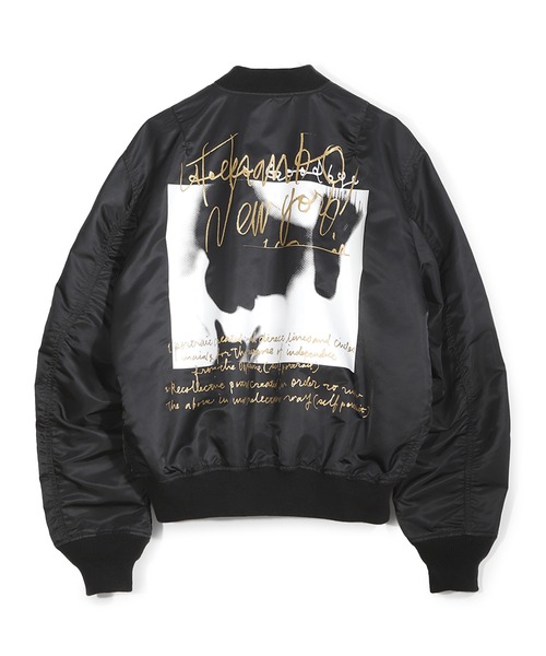 MEN'S BIGI（メンズビギ）の「【TODAY edition x VALLEY APPAREL】グラフィックプリントL-2Bブルゾン（ブルゾン・メンズ・ブラック・03/02/01）」の4枚目の写真