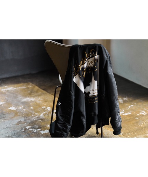 MEN'S BIGI（メンズビギ）の「【TODAY edition x VALLEY APPAREL】グラフィックプリントL-2Bブルゾン（ブルゾン・メンズ・ブラック・03/02/01）」の7枚目の写真