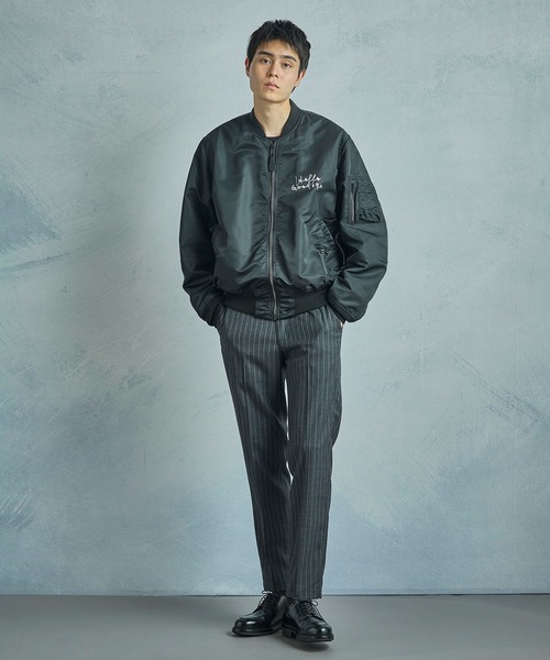 MEN'S BIGI（メンズビギ）の「【TODAY edition x VALLEY APPAREL】グラフィックプリントL-2Bブルゾン（ブルゾン・メンズ・ブラック・03/02/01）」の18枚目の写真