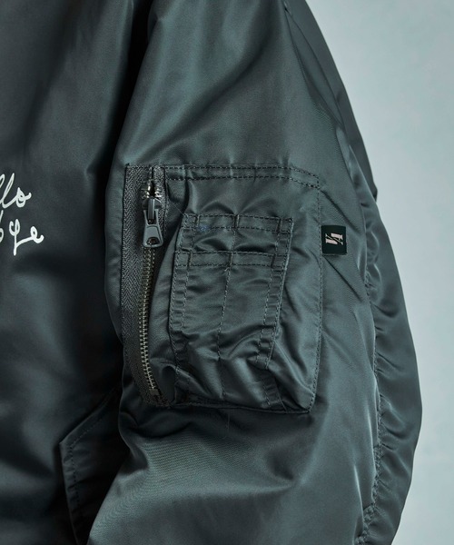 MEN'S BIGI（メンズビギ）の「【TODAY edition x VALLEY APPAREL】グラフィックプリントL-2Bブルゾン（ブルゾン・メンズ・ブラック・03/02/01）」の17枚目の写真