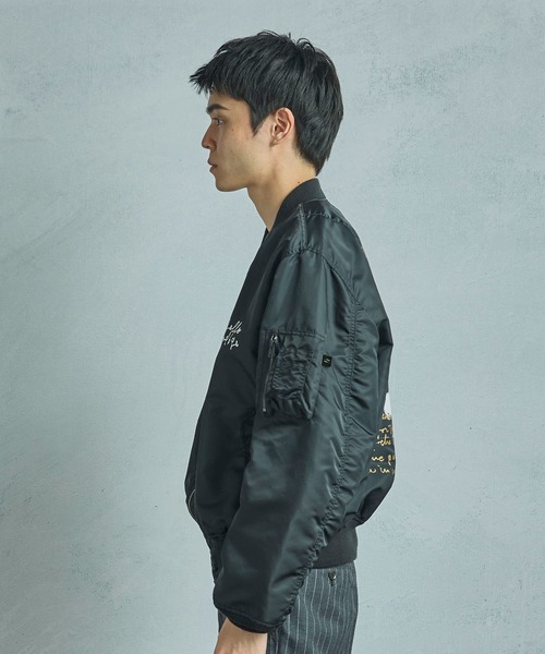 MEN'S BIGI（メンズビギ）の「【TODAY edition x VALLEY APPAREL】グラフィックプリントL-2Bブルゾン（ブルゾン・メンズ・ブラック・03/02/01）」の14枚目の写真