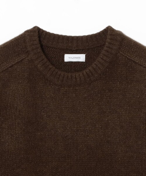 walenode（ウェルノード）の「WALENODE / ヤク シェットランド プルオーバー（ニット/セーター・レディース・ブラウン・ONE SIZE）」の3枚目の写真