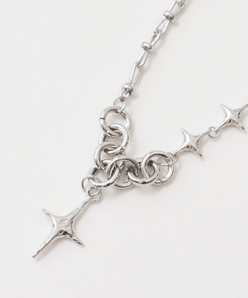 WEGO（ウィゴー）の「WEGO/デザインチェーンモチーフネックレス（ネックレス・レディース・その他2/その他1・FREE）」の3枚目の写真