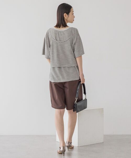 【限定価格】Ameri vintage キャミソールTシャツセット セール】MEDI HALTER NECK KNIT ACCESSORY（キャミソール