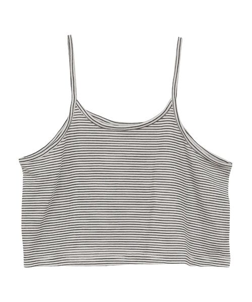 AMERICAN HOLIC（アメリカンホリック）の「【2点セット】キャミレイヤードTシャツ（Tシャツ/カットソー・レディース・ブラック/ブラウン・M/L）」の21枚目の写真