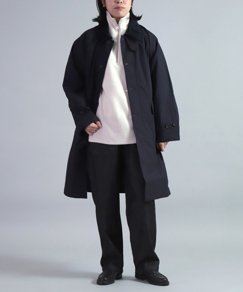OMNIGOD（オムニゴッド）の「[OMNIGOD womens / オムニゴッド] 接結ウール ハーフジップトレーナー（ニット/セーター・レディース・オリーブ/アイボリー・0）」の10枚目の写真