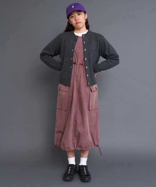 I am I in fact...(アイアムアイインファクト)の「_UPW数字刺繍クルーカーディガン(カーディガン/ボレロ・レディース・ブラウン/パープル/ブルー/レッド/チャコールグレー/その他/ブラック系その他・FREE)」の22枚目の写真