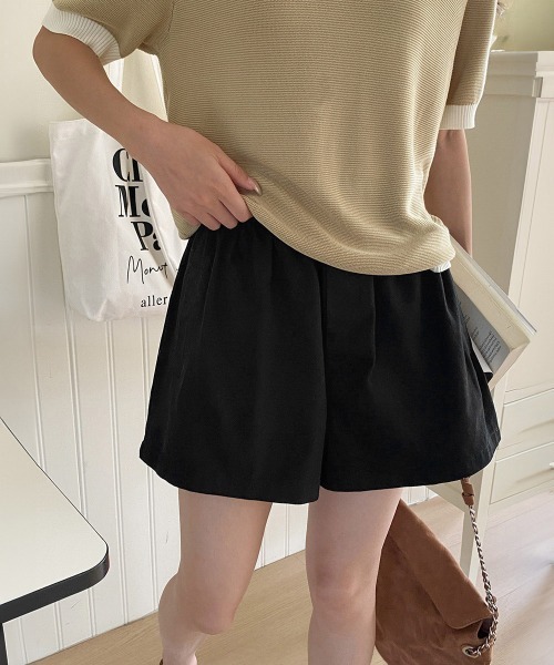 Miniministore（ミニミニストア）の「ショートパンツ レディース美脚ショーパンショートパンツ ショーパン 短パン ハーフパンツ クロップド（その他パンツ・レディース・ブラック/ホワイト・FREE）」の8枚目の写真
