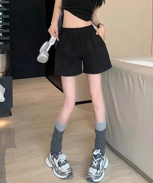 Miniministore（ミニミニストア）の「ショートパンツ レディース美脚ショーパンショートパンツ ショーパン 短パン ハーフパンツ クロップド（その他パンツ・レディース・ブラック/ホワイト・FREE）」の18枚目の写真