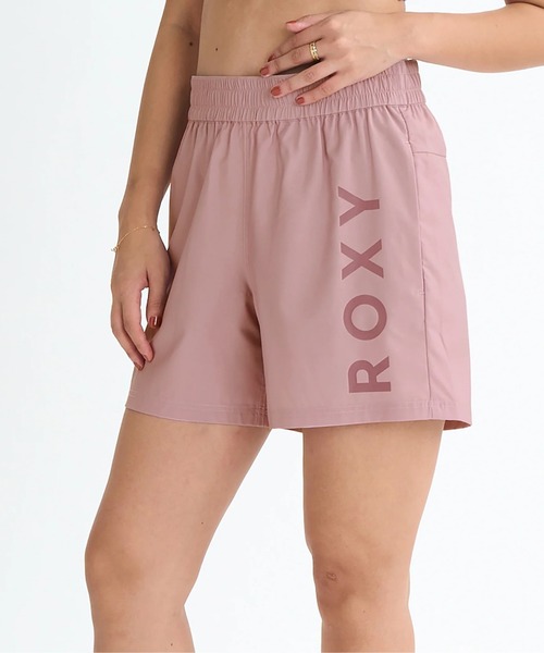 ROXY(ロキシー)の「MY 1ST ROXY SHORTS/ロキシー水陸両用速乾UVケアウエストゴムワンポイントブランドロゴフィットネスショートパンツ(水着)(その他パンツ・レディース・グリーン/ピンク/ブラック・SMALL/LARGE/MEDIUM)」の6枚目の写真