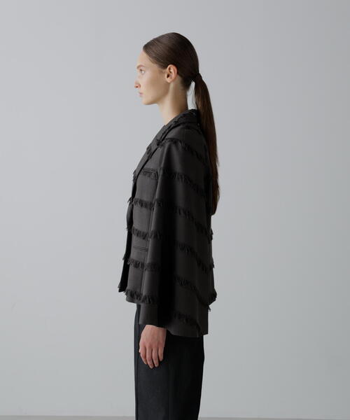 ADORE(アドーア)の「◆フリンジチェックジャケット(テーラードジャケット・レディース・グレー系その他・38)」の19枚目の写真