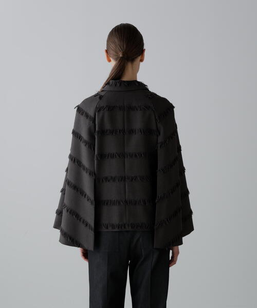 ADORE(アドーア)の「◆フリンジチェックジャケット(テーラードジャケット・レディース・グレー系その他・38)」の20枚目の写真