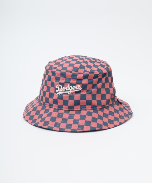 '47（フォーティーセブン）の「47brand CHECK UP SCPRIPT NY LAチェック バケットハット（ハット・レディース・チャコール/レッド・FREE）」の4枚目の写真