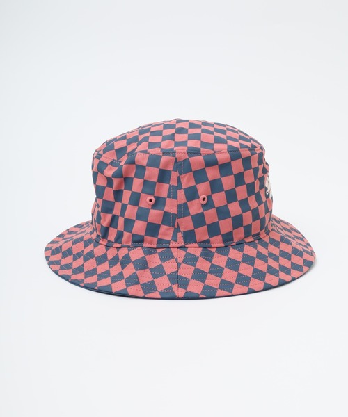 '47（フォーティーセブン）の「47brand CHECK UP SCPRIPT NY LAチェック バケットハット（ハット・レディース・チャコール/レッド・FREE）」の8枚目の写真