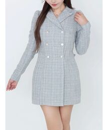 EATME | テーラードカラーミニワンピース(ワンピース)