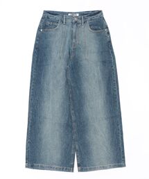 L.H.P(�G���G�C�`�s�[)��KIM MATIN/�L���E�}�[�e�B��/PINTUCK WIDE DENIM PANTS IN(�f�j���p���c)