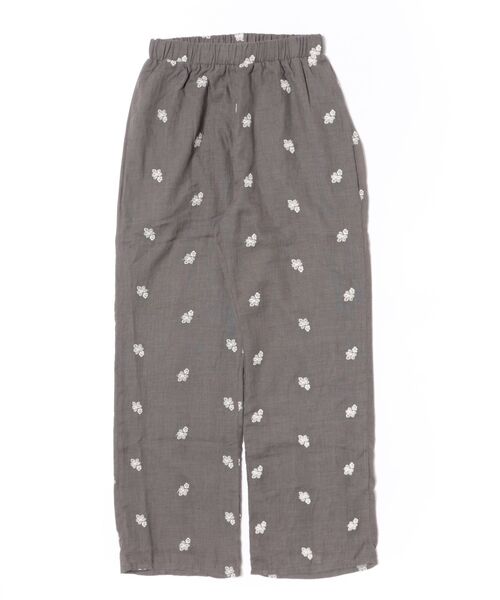 each（イーチ）の「フラワーエンブロイダリーワイドパンツ【セットアップ対応】（その他パンツ・レディース・ブラック/グレー・FREE）」の17枚目の写真