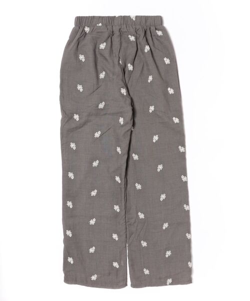 each（イーチ）の「フラワーエンブロイダリーワイドパンツ【セットアップ対応】（その他パンツ・レディース・ブラック/グレー・FREE）」の18枚目の写真