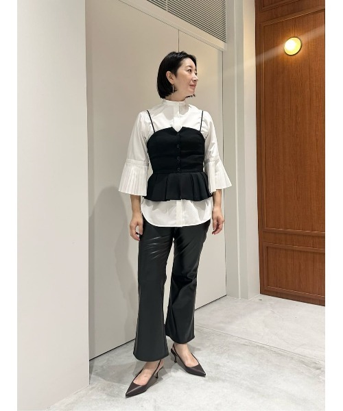 COLUMN(コラム)の「COLUMN / レザーフレアパンツ(その他パンツ・レディース・ブラック・38/36/34)」の11枚目の写真