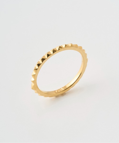 Juha(ユハ)の「RING - STUDS - GOLD(リング・メンズ・ゴールド・7号/9号/11号/13号/15号/17号/19号/5号)」の1枚目の写真