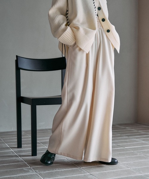 LEPSIM ルーズWブレスト長袖ジャケット ギャザーワイドパンツ セット LEPSIM｜ルーズWブレスト長袖ジャケット | Rakuten Fashion(楽天